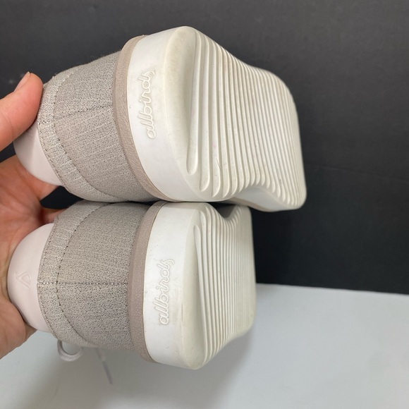 Allbirds Shoes Womens 9 Wool Pipers Sneaker Grey Lace Up Low Top Comfort Casual - Picture 10 of 12